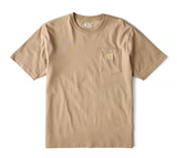 Carhartt K87 Men's Loose Fit Short-Sleeve Pocket T-Shirt, Desert, XL