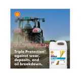 Shell Rotella 550045127 15W-40 T4 SAE Triple Protection Motor Oil,  2.5 gal