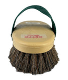 Decker 93 Pro-Body Equine Brush with Large Handle nd Hunter Green Strap