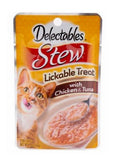 Delectables Hartz Chicken and Tuna Flavor Stew 1 Single Pouch 1.4 oz. Cat Treats