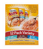 Delectables 3270015468 Lickable Stew Variety Pack 12 Pouch 16.8 oz. Cat Treat