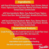 Delectables 3270015469 Variety Pack 12 Pouch 16.8 oz Lickable Bisque Cat Treats
