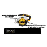 20-Volt MAX Cordless Brushless 6-1/2 in. Circular Saw (Tool-Only)
