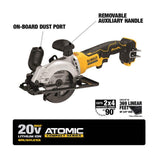 ATOMIC 20-Volt MAX Cordless Brushless 4-1/2 in. Circular Saw (Tool-Only)