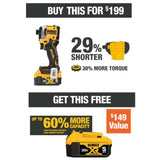 ATOMIC 20-Volt MAX Lithium-Ion Cordless Impact Driver Kit