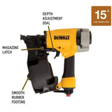Pneumatic 15-Degree Coil Siding Nailer