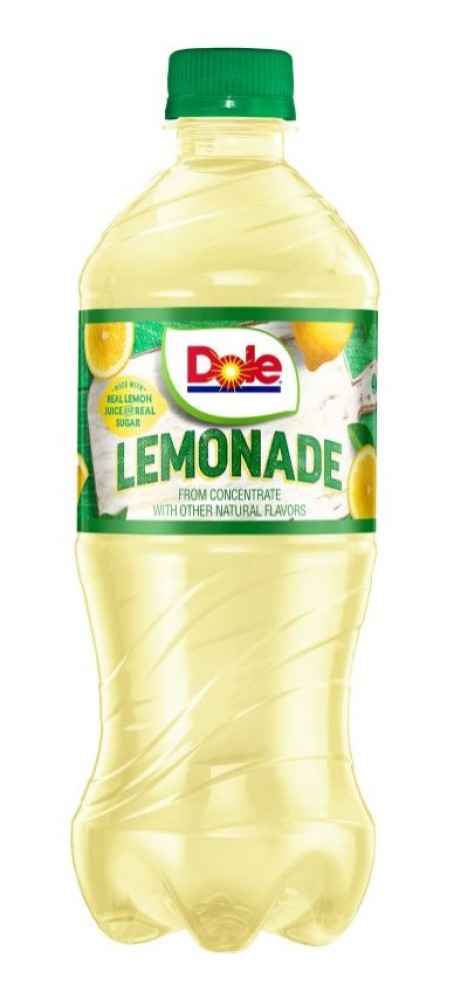 Dole Lemonade Juice Drink 20 oz., 1 Single Bottle