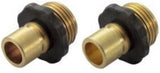 GroundWork DRG2021116 Male Quick Hose Connectors 3/4 Inch 2 Pack
