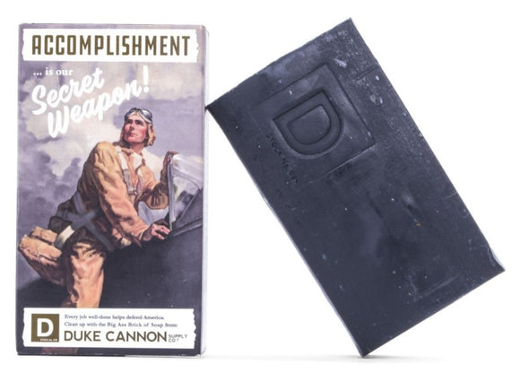 Duke Cannon 03BLACK1 WWII-Era Big Ass Brick of Soap Accomplishment 10 oz. Brick