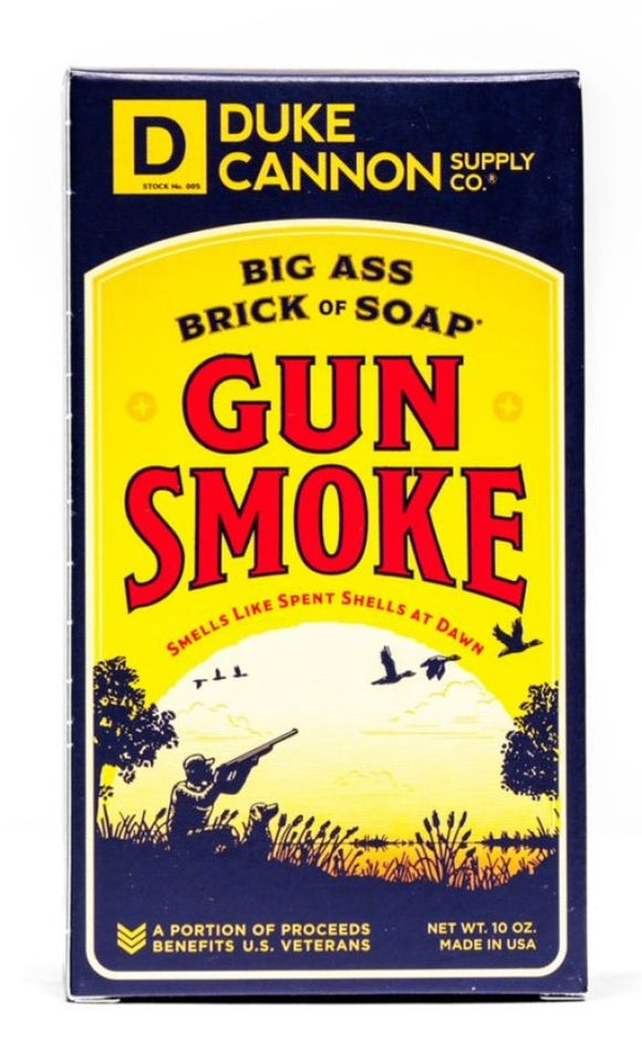 Duke Cannon 03GUNSMOKE1 Big Ass Brick of Soap Gun Smoke 10 oz.