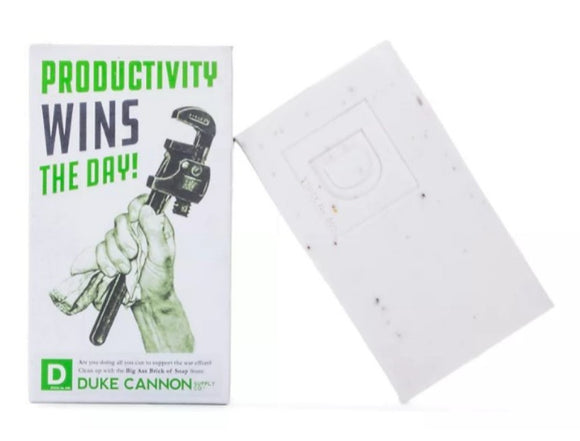 Duke Cannon 03WHITE1 WWII-Era Big Ass Brick of Soap Productivity 10 oz.
