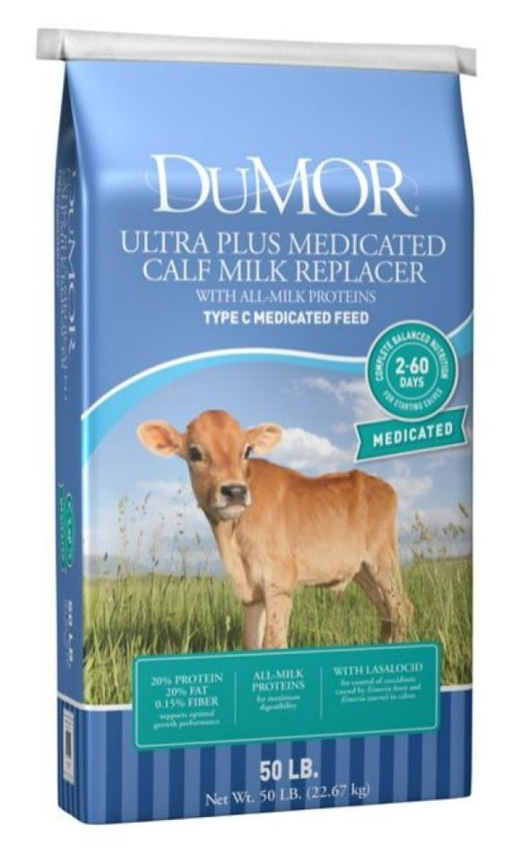 DuMor 06-9663-0150 Ultra Plus Calf Milk Replacer 50 lb. Bag