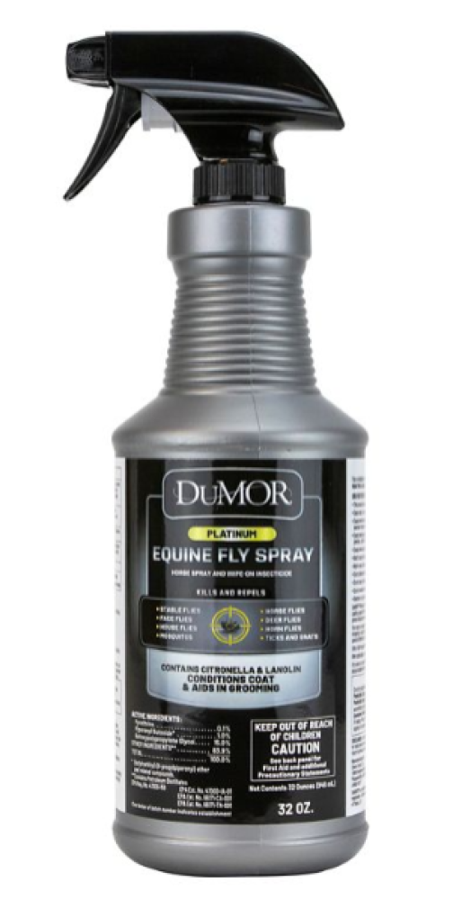 DuMOR 1597510-19 Platinum Equine Fly Spray, 32 oz.