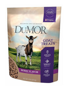 DuMOR 3007568-745 Balanced Nutrition Berry Flavor 4 lbs. Bag Adult Goat Treats