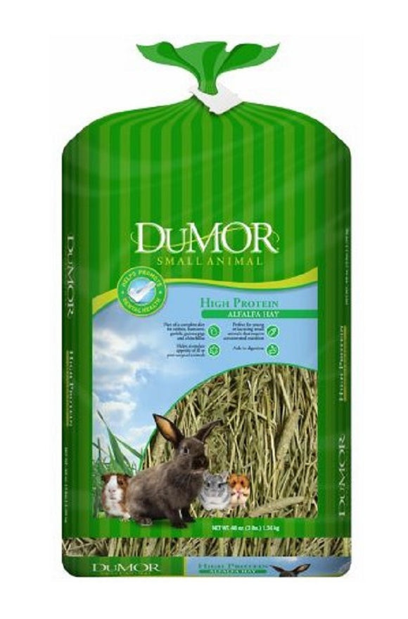 DuMOR 42926 High Protein Alfalfa Hay 3 lbs. Adult Life Stage Small Animal Treat