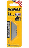 DeWALT DWHT11010 Steel Heavy-Duty Utility Blades Gray, 10 Pack