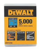 DeWALT DWHTTA7065 3/8" Heavy-Duty Narrow Crown Staples Grey One Size 5,000 ct.