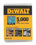 DeWALT DWHTTA7085 1/2" Heavy-Duty Narrow Crown Staples Grey One Size 5,000 ct.