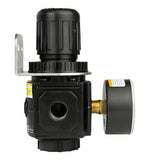 DeWALT DXCM019-0343 3/8" Zinc NPT Air Regulator with Pressure Gauge
