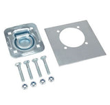 CargoSmart 877 Heavy Duty Steel Bolt-On Recessed Mount D-Ring with Back Plate