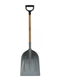 GroundWork YN-8SH1-19PD 32.9 in. Plastic Stall Shovel w/ Hardwood Handle