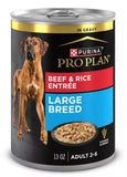 Purina Pro Plan Focus Beef & Rice Chunks in Gravy Adult Wet Dog Food, 1 Can