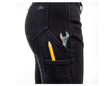 Ridgecut YLB-4045 Women's Skinny Fit Mid-Rise Flex Denim 5-Pocket Jeans, Size 4