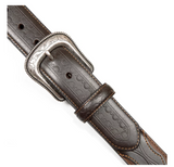 Blue Mountain 2774-200 Men's Western Leather Belt, Brown,  1-1/2 in., Medium