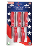 Mayhew 26033C Ergonomic Handle Standard Torx Screwdriver Set, 5-Piece