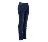 Ridgecut YLB-4048 Women's Slim Fit Mid-Rise Flex Work Jeans, Dark Wash, Size 10