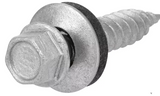 Hillman 41901 #10×2 in. Self-Piercing Hex Washer Head Screws Ceramic Coated