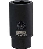 DeWALT DWMT75130OSP SAE 3/4" Drive 1-1/16" 6-Point Impact Socket Black Oxide