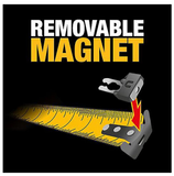 DeWALT DWHT36935S Removable Magnet Tough Series Tape Measure, 1-1/4" x 35 ft.