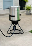 Even Embers GAS3130AS Aluminum Pot Outdoor Turkey Fryer- 30 QT.