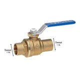 1 in. Lead Free Brass Sweat x Sweat Ball Valve