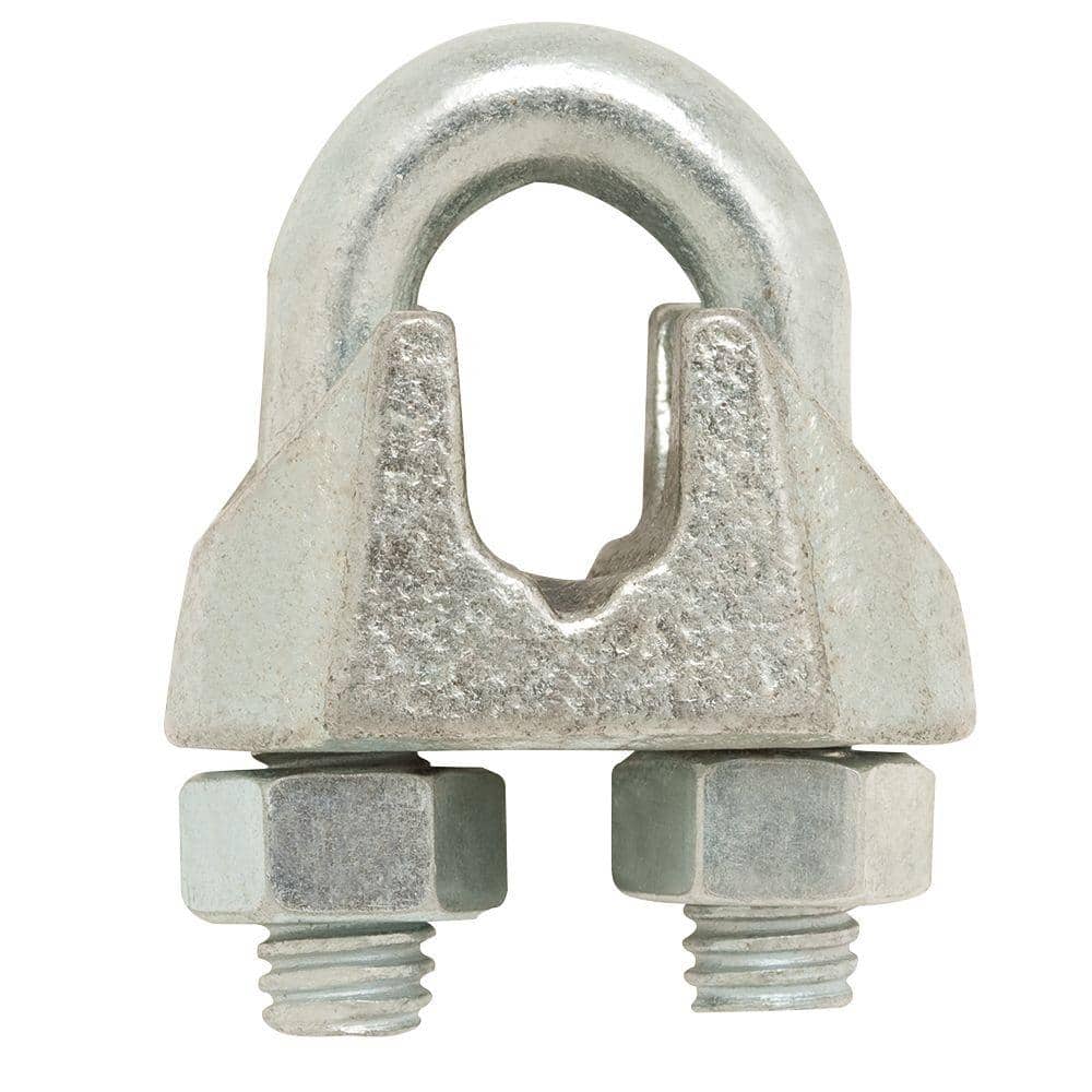 1/8 in. Zinc-Plated Wire Rope Clamp (2-Pack) – BelowCost Products