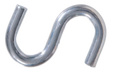 Hardware Essentials 851873 S-Hooks, Zinc, 0.192 in. x 1-1/2 in., 4-Pack