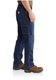 Carhartt 102808-498 Men's Relaxed Fit Rugged Flex Denim Dungaree/Superior/S33X34