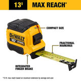 DeWALT DWHT38116S Atomic Compact Fractional Markings Tape Measure, 1 1/4" x 16'