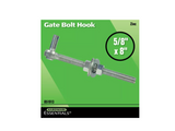 Hardware Essentials 851913 Gate Bolt Hook, Zinc, 5/8 in. x 8 in.