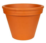 Border Concepts 800119 Frost-Resistant Terra Cotta Red Planter Pot, 12 in.