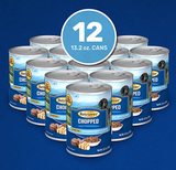 Retriever Adult Hi Protein Chicken & Beef Flavor Wet Dog Food, 13.2 oz., 12 Cans