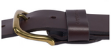 Carhartt A000555920109 Men's Leather Journeymen Belt, 1-1/2 in., Brown, Size 38