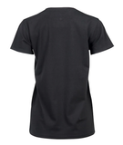 Blue Mountain YKL-9072  Women's Short-Sleeve V-Neck T-Shirt Black, XL