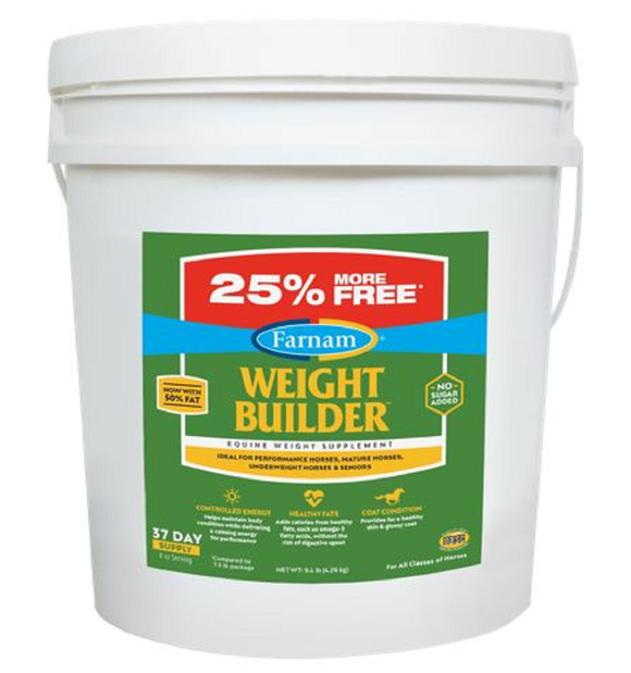 Farnam 100536874 Weight Builder Horse Supplement, 9.4 lb.