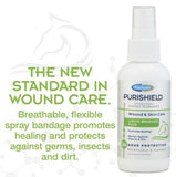Farnam 100542329 Purishield Wound and Skin Care Liquid Bandage Plus- 4 oz.