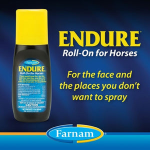 Farnam 3005333 Endure Roll-On Fly Repellent for Horses for Sensitive Areas-3 oz.