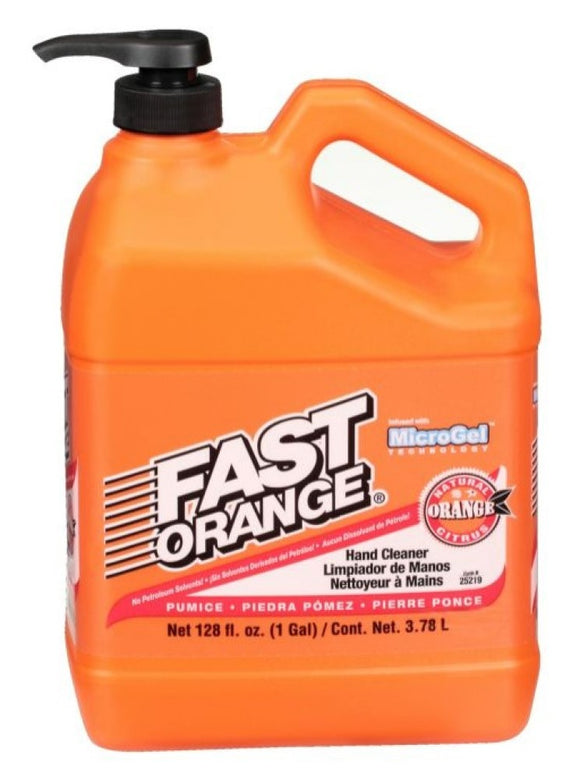 Fast Orange 25219 Micro Gel Hand Cleaner with Pumice 1 gal.