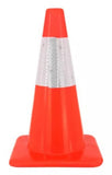 Radians CONE-PVC-183M 18 in. Safety Traffic Cone With Reflective Stripe