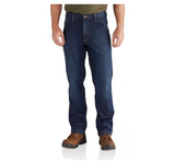 Carhartt 102808-498 Men's Relaxed Fits Rugged Flex Denim Dungaree/Superior/S36X34